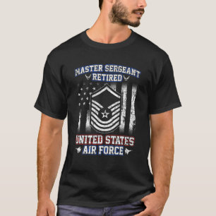 Camiseta Sargento-Mestre Retirem Militar da Força Aérea R