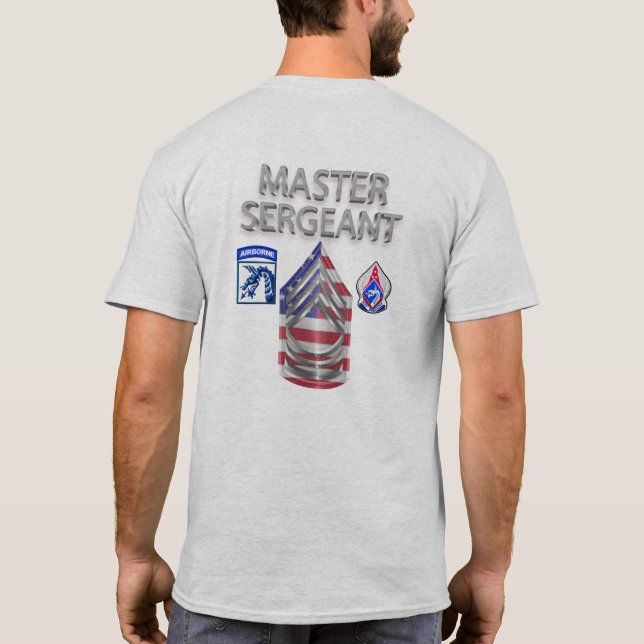 Camiseta Sargento-Mor do XVIII Corpo Aerotransportado (Verso)