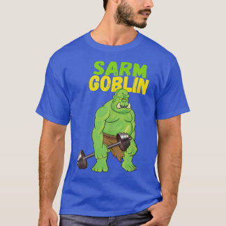 Camiseta Sarm Goblin Funny Body Building Gym Músculos Worko