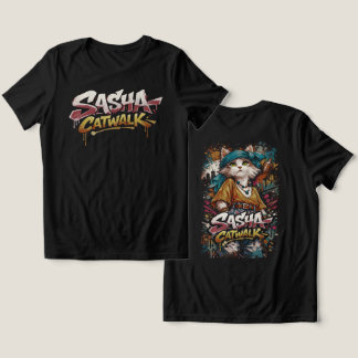 Camiseta Sasha Catwalk Y2K Grafite