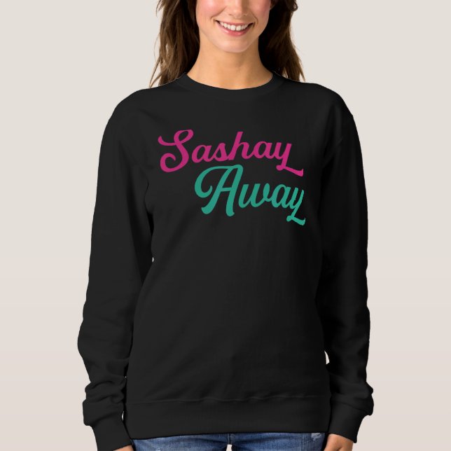Camiseta Sashay Away Drag Queen (Frente)