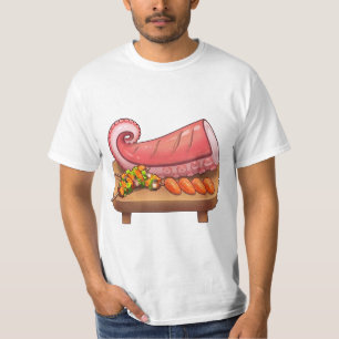 Camiseta Sashimi & Espetos de Salmão Delicioso