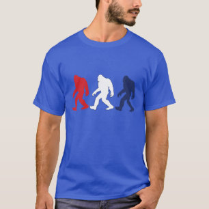 Camiseta Sasquatch Bigfoot Patriótico