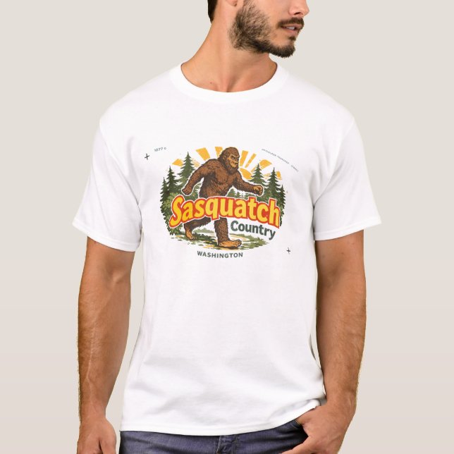 Camiseta Sasquatch Country Washington (Frente)