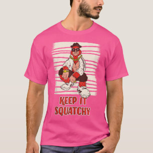 Camiseta Sasquatch De Hip Hop Ou Pé-Grande