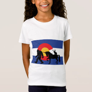 Camiseta Sasquatch do Colorado, Jackalope, Unicórnio