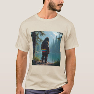 Camiseta Sasquatch em flor