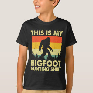 Camiseta Sasquatch engraçado Acredite que esta é minha Caça