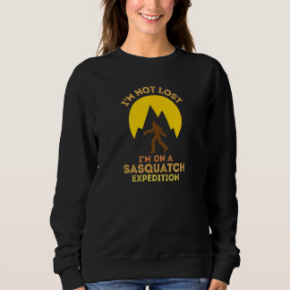 Camiseta Sasquatch Expedition Adventure Design I'm Not Lost