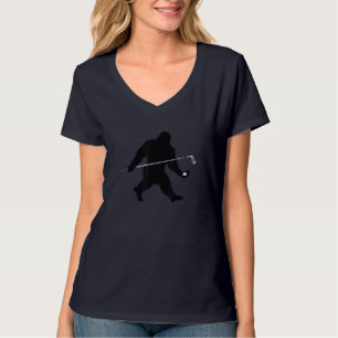 Camiseta Sasquatch Golf Club & Ball Funny Golfer Ideia do G