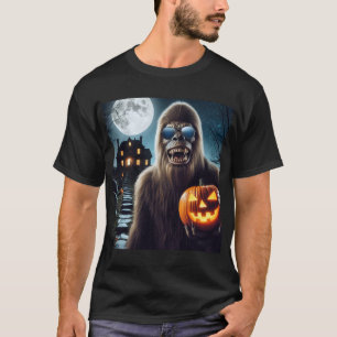 Camiseta Sasquatch no Halloween