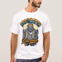 Camiseta Sasquatch Pescador