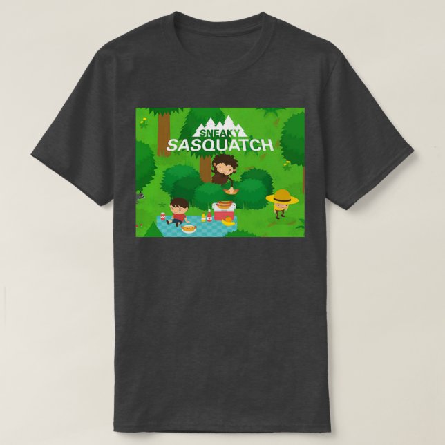 Camiseta Sasquatch Sneaky 12 (Frente do Design)