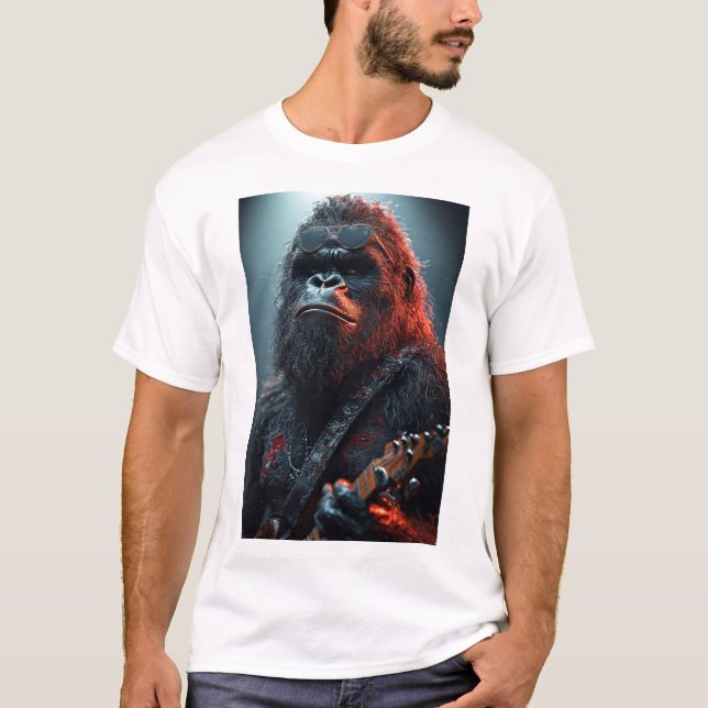 Camiseta Sasquatch the Rock Star (Frente)