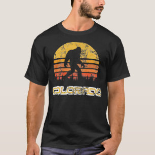 Camiseta Sasquatch Yeti, Afastado pelo Estado Bigfoot Color