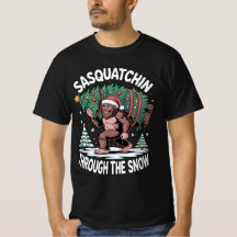 Sasquatchin Através Da Neve