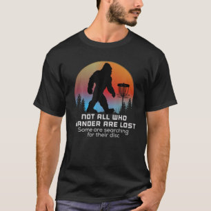 Camiseta Sasquater De Golfe De Disco Bigfoot Engraçado Gra