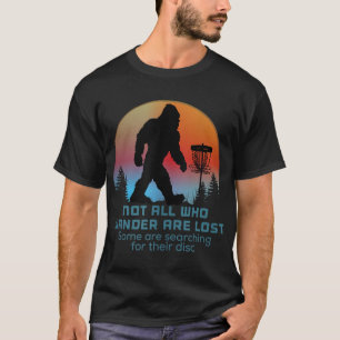 Camiseta Sasquater De Golfe De Disco Bigfoot Engraçado Gran