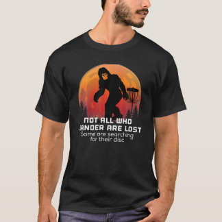 Camiseta Sasquater De Golfe De Disco Bigfoot Engraçado Gran