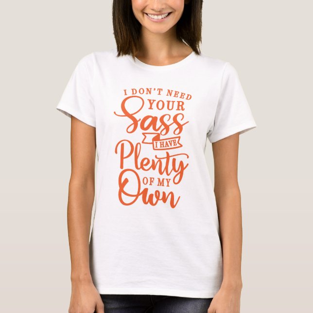 Camiseta Sass Suficiente (Frente)
