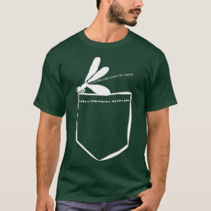 Camiseta Sassenach Pocket Dragonflies Insetos Insetos