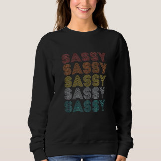 Camiseta sassy daughter kids teen retro vintage girls