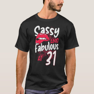 Camiseta Sassy E Fabulosa No 31... 31º Nascimento Feminista