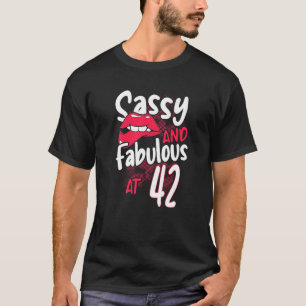 Camiseta Sassy E Fabulosa No 42 Feminista 42º Nascimento