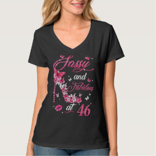 Camiseta Sassy E Fabuloso Com 46 Anos De Alto 46