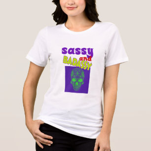 Camiseta Sassy e mal-assado