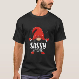 Camiseta Sassy Gnome Matching Family Group Christmas Pajama