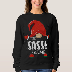 Camiseta Sassy Gnome Matching Family Group Christmas Pajama
