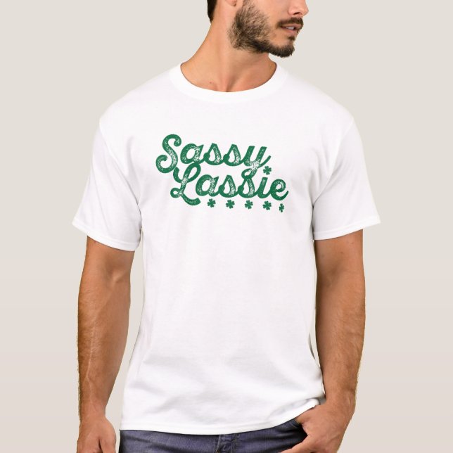 Camiseta Sassy Lassie Irish (Frente)