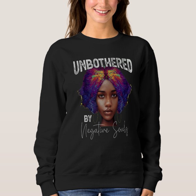 Camiseta Sassy Queen Black History Month Afro African Ameri (Frente)