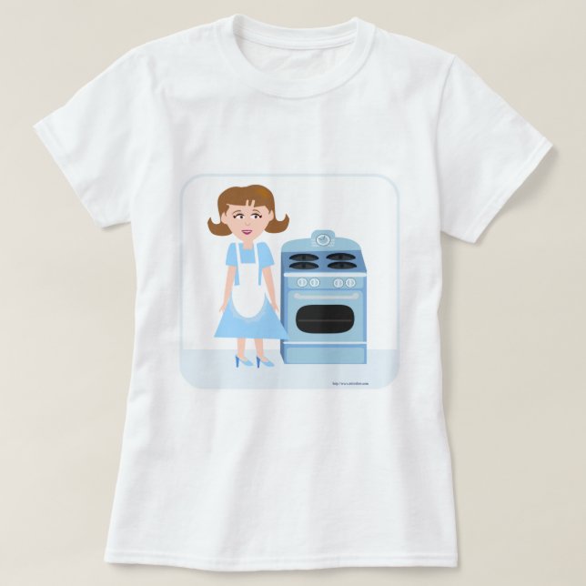 Camiseta Sassy Sweet Anos 50 Kitsch Art (Frente do Design)