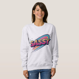 Camiseta Sassy – Tipografia Moderna de Streetwear Ousada