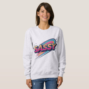 Camiseta Sassy – Tipografia Moderna de Streetwear Ousada