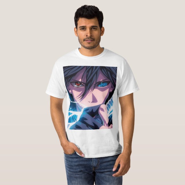 Camiseta Sasuke Rinnegan (Frente Completa)