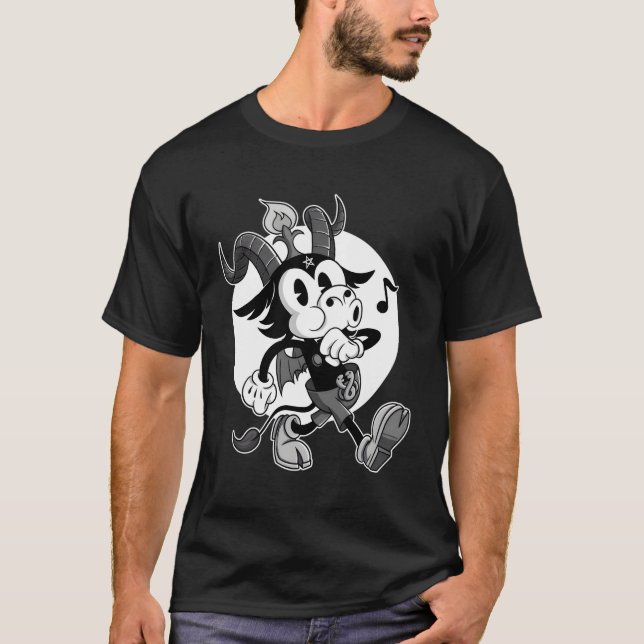 Camiseta Satã Ateísta Baphomet Goat Coon Lucife (Frente)