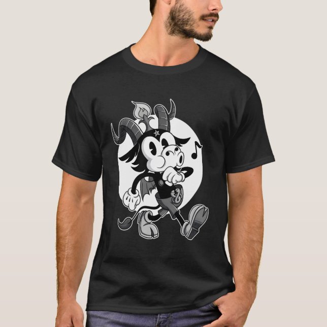 Camiseta Satã Ateísta Baphomet Goat Coon Lucife (Frente)