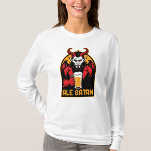 Camiseta Satã de Ale - Bebendo de Cerveja