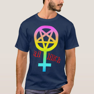 Camiseta Satã de Gótico de Lilith LGBT Pride LGBT