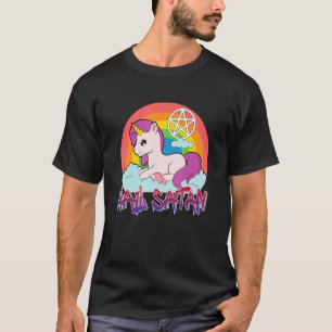 Camiseta Satã de saudação de Piadas felizes com humor de te