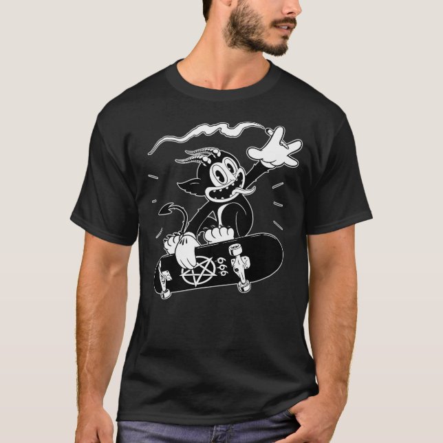 Camiseta Satã do Diabo de Ghostem 666 (Frente)
