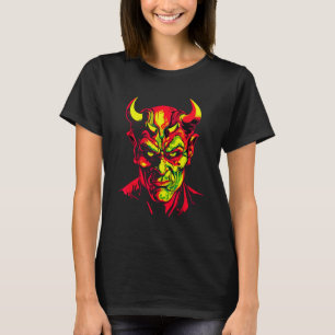 Camiseta Satã do diabo Satanista Demon Hell