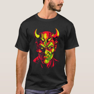 Camiseta Satã do diabo Satanista Demon Hell