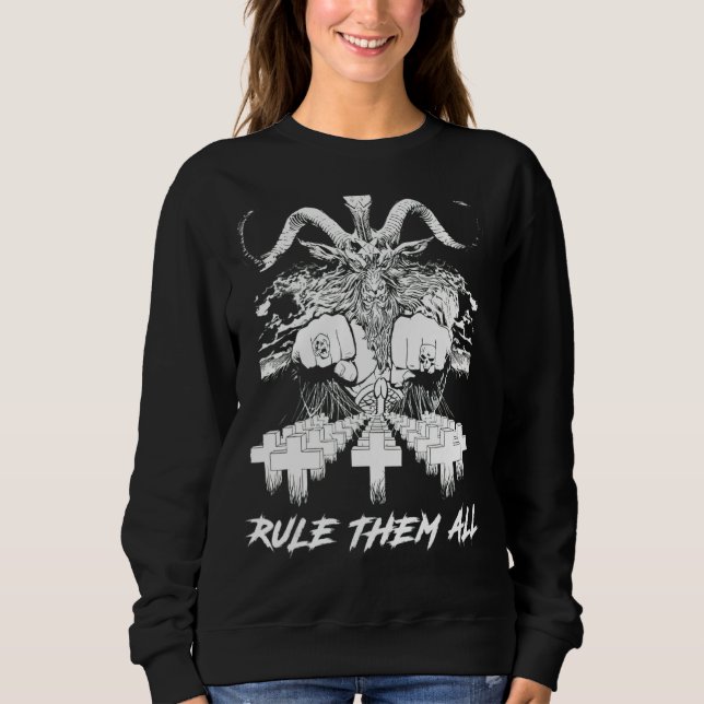 Camiseta Satã Louca Regra Todos Eles (Frente)
