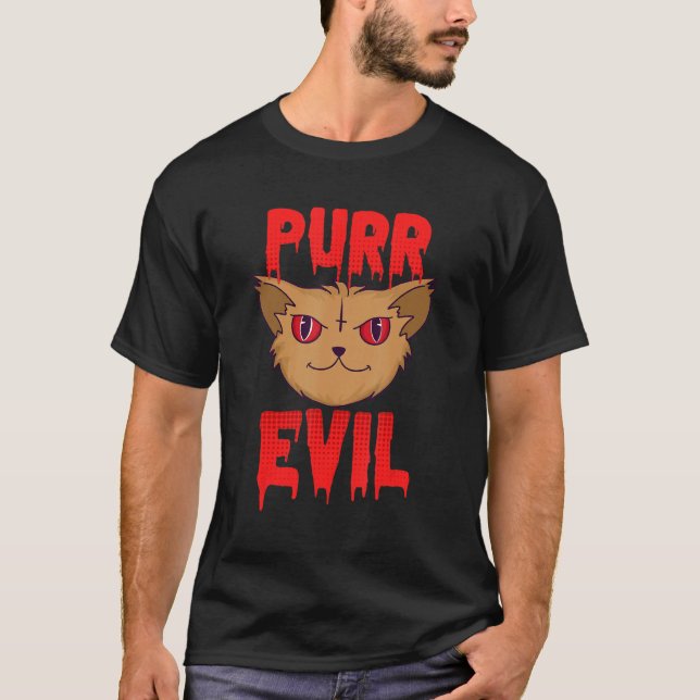 Camiseta Satã Purr Mau Lucipar Cat (Frente)