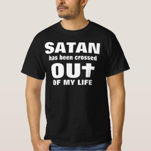 Camiseta Satã riscada, Jesus em