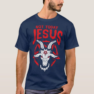 Camiseta Satã S de Caprinos Occulto e Satanás Pentagram